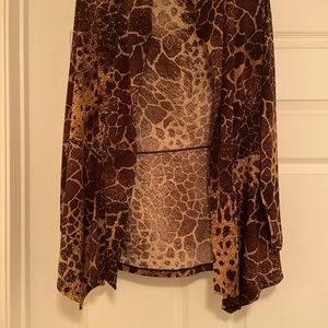 Animal  print cardigan